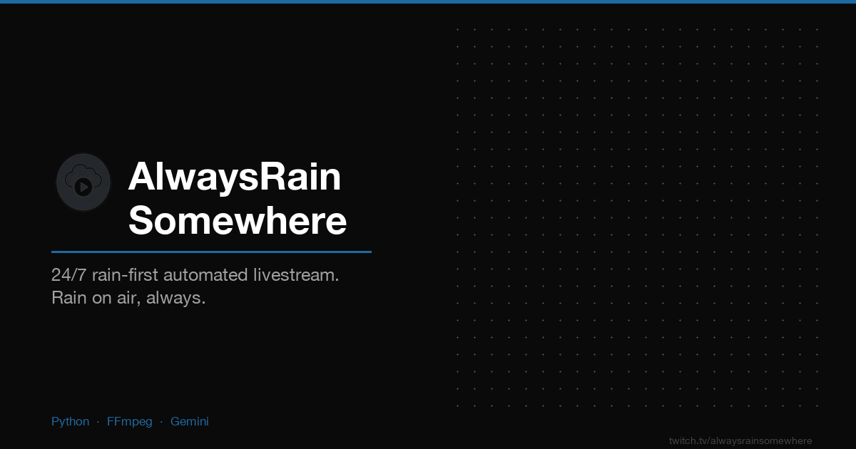 AlwaysRainSomewhere